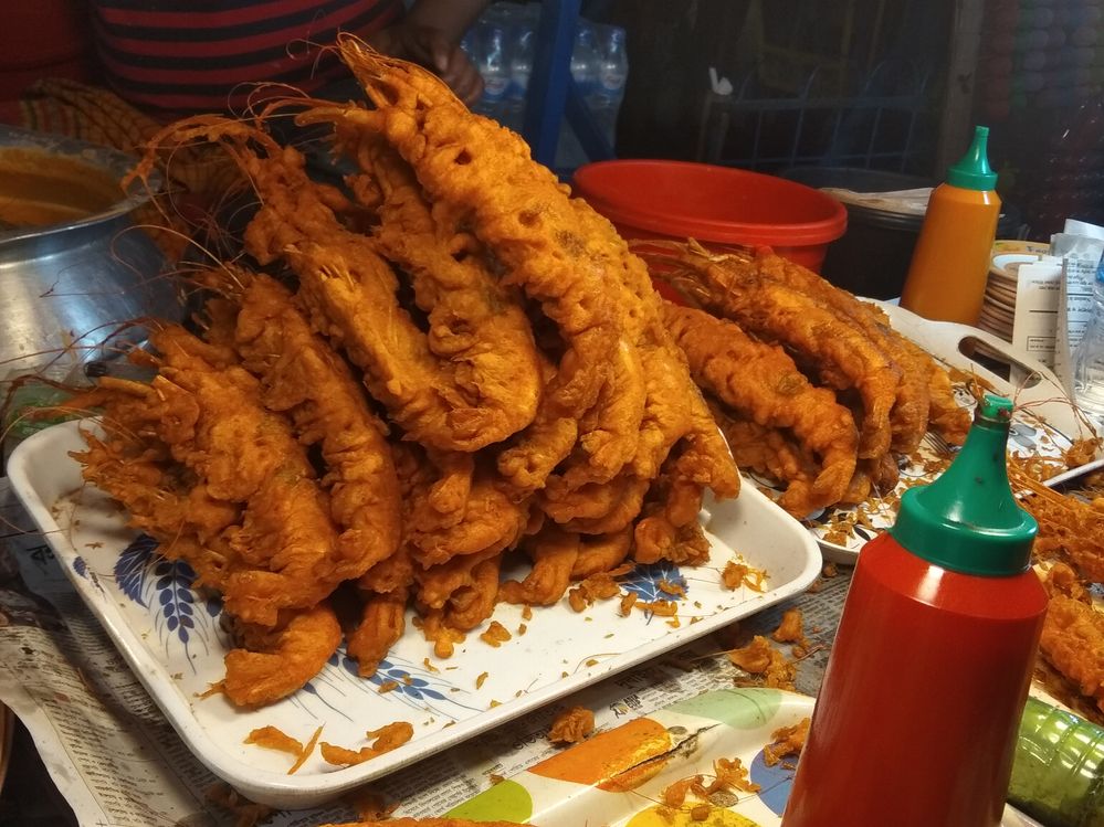 Fried Lobster in Dhaka, Bangladesh