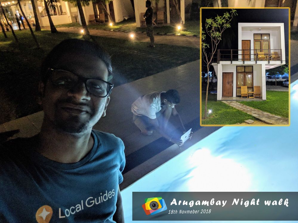 Arugambay Night walk - Dinesh and Ilankovan
