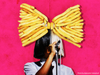 Sia topped with a tasty bow