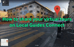 A gif of a virtual tour navigation recorded by local guide LucioV