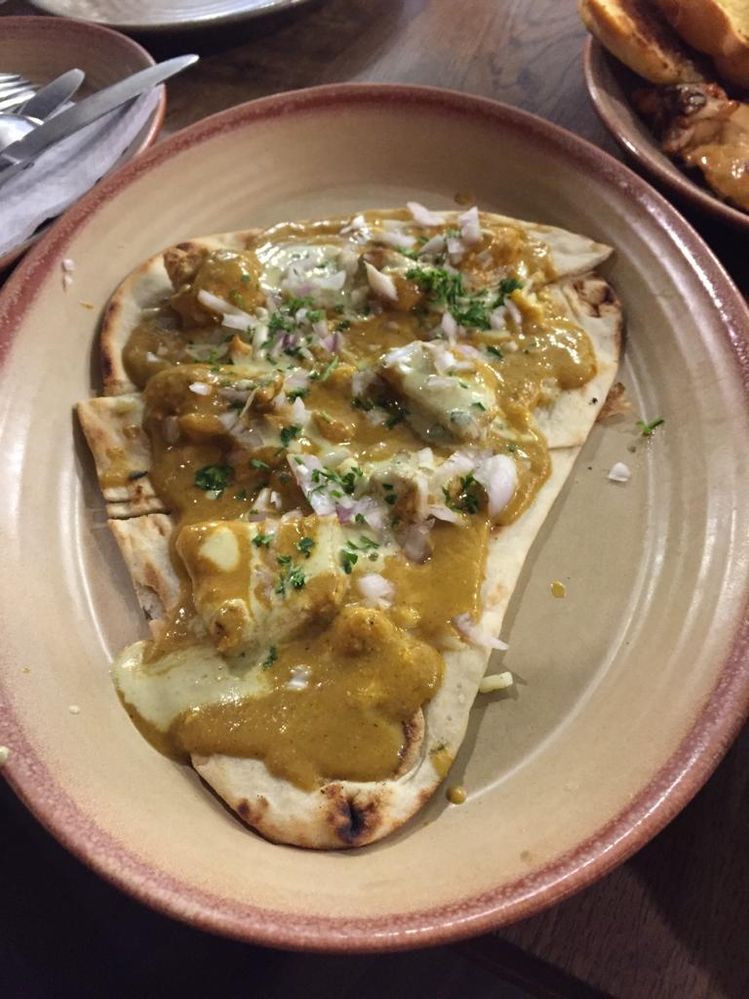A photo of  PERi - Chicken naan