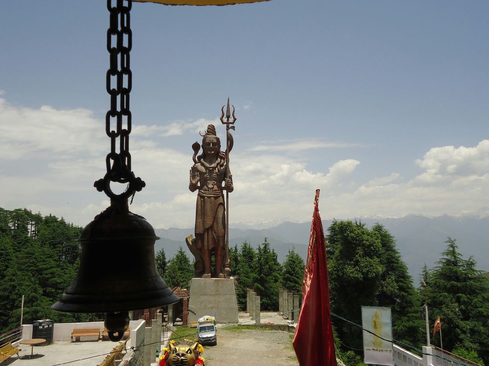85 feet Lord Shiva Statue in Himachal Pradesh, India (Photo by Ishant Gautam)