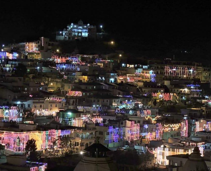 Night view of New Tehri Town