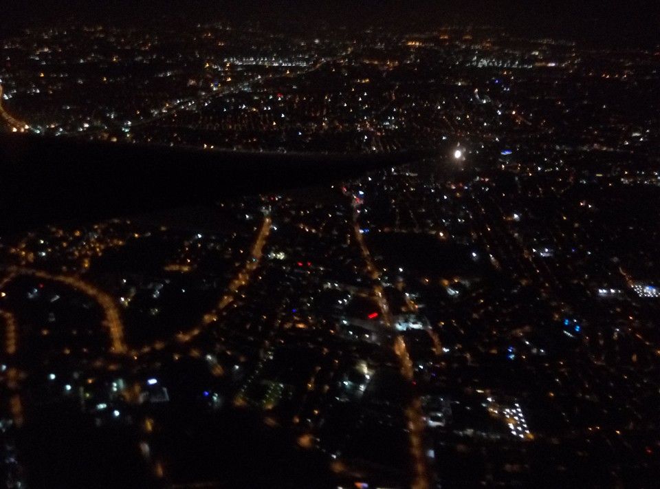 Caption: A bird view photo of Istanbul captured through an airplane's window. (Local Guide @TsekoV)