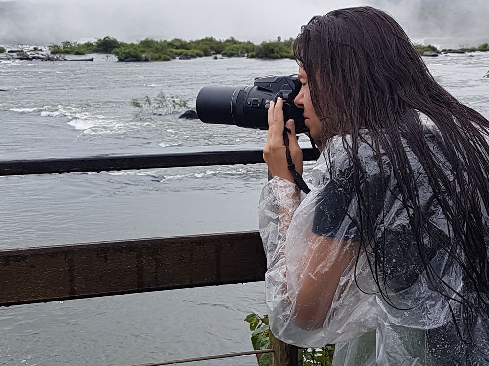 Sempre gostei de fotografar, quando pude aprender com uma máquina top, a Nikon P900, minha visão modificou totalmente. EM Cataratas do Iguaçu, PR.