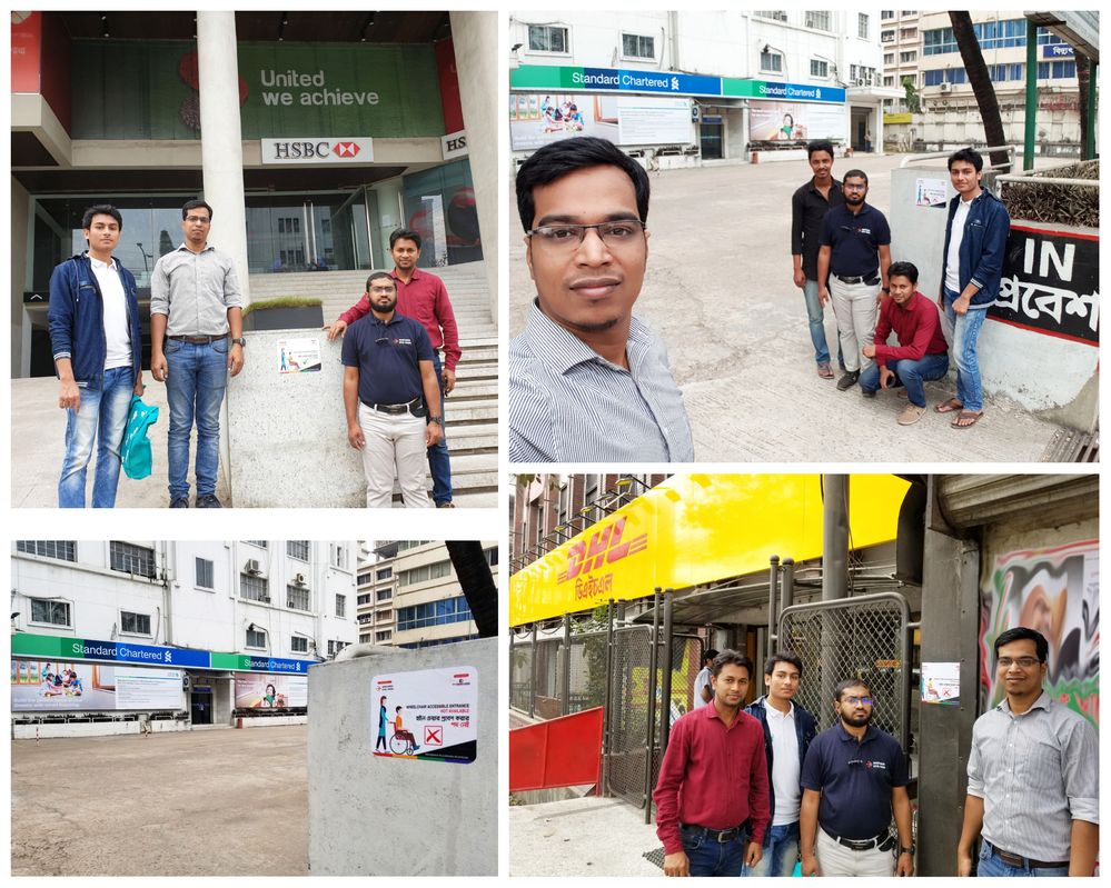 We Cover All Kinds of Bank & Parcel Service Provider, Here I Attached Few International Bank & Parcel Service Provider Photo. But Very Sad to Say  Few of Them Don't Have Accessibility