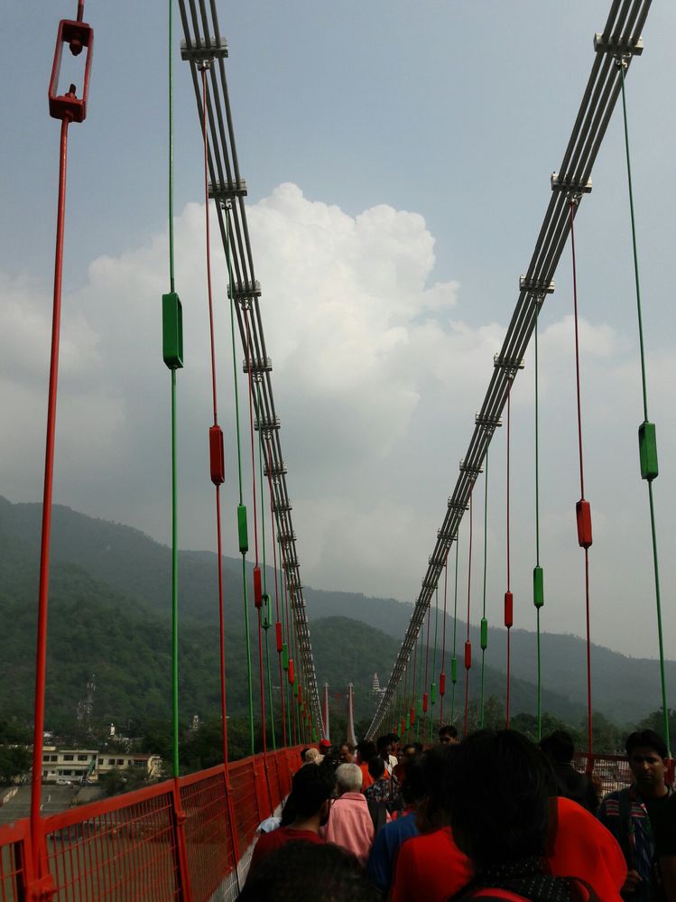 The hanging bridge( Ram Jhoola)