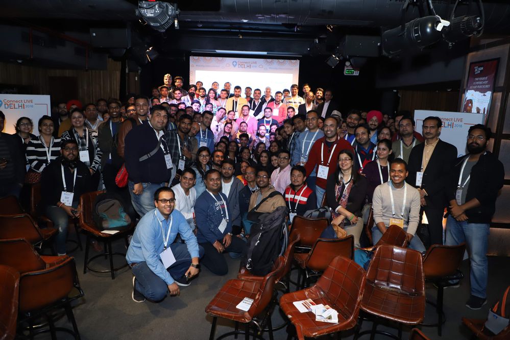Caption: Local guides from Delhi and other states of India at connectlivedelhi in Gurgaon, Haryana, India