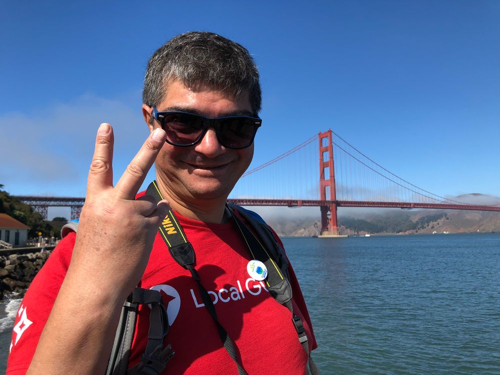@faridmonti is like a kid in a candy store. Seeing the Golden Gate Bridge for the first time