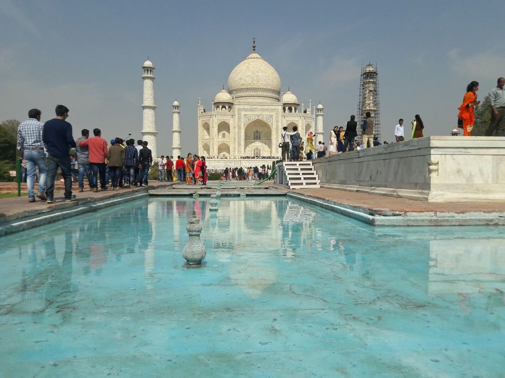 Caption: The adorable view of Taj Mahal, Agra (Photo by Local Guide Ishant Gautam)