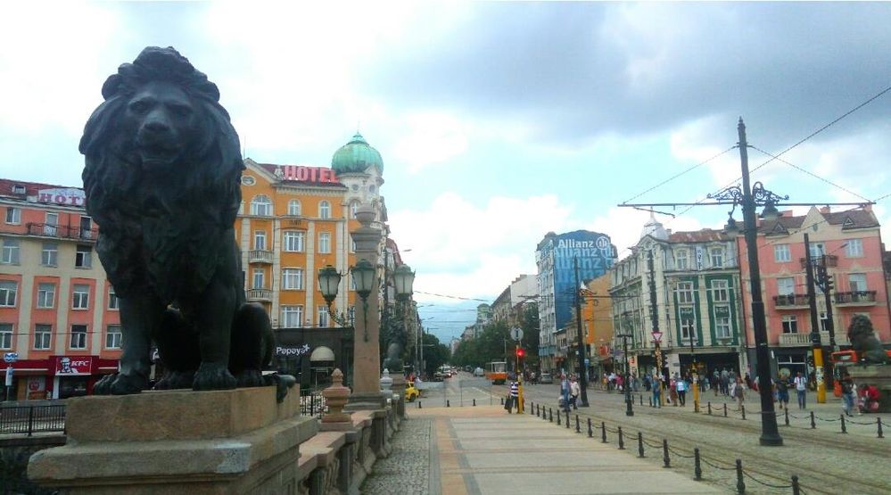 Caption: Lions' bridge, Sofia, Bulgaria (Local Guide BorrisS)