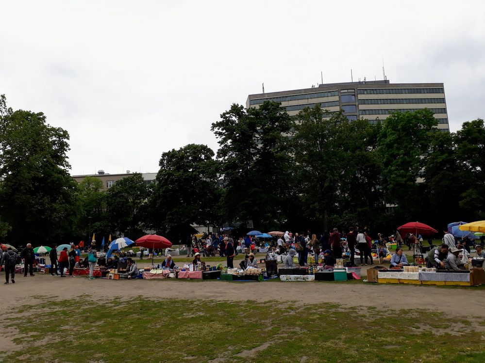 Caption: A photo showing the Thai food market in the park (Local Guide @MoniDi)