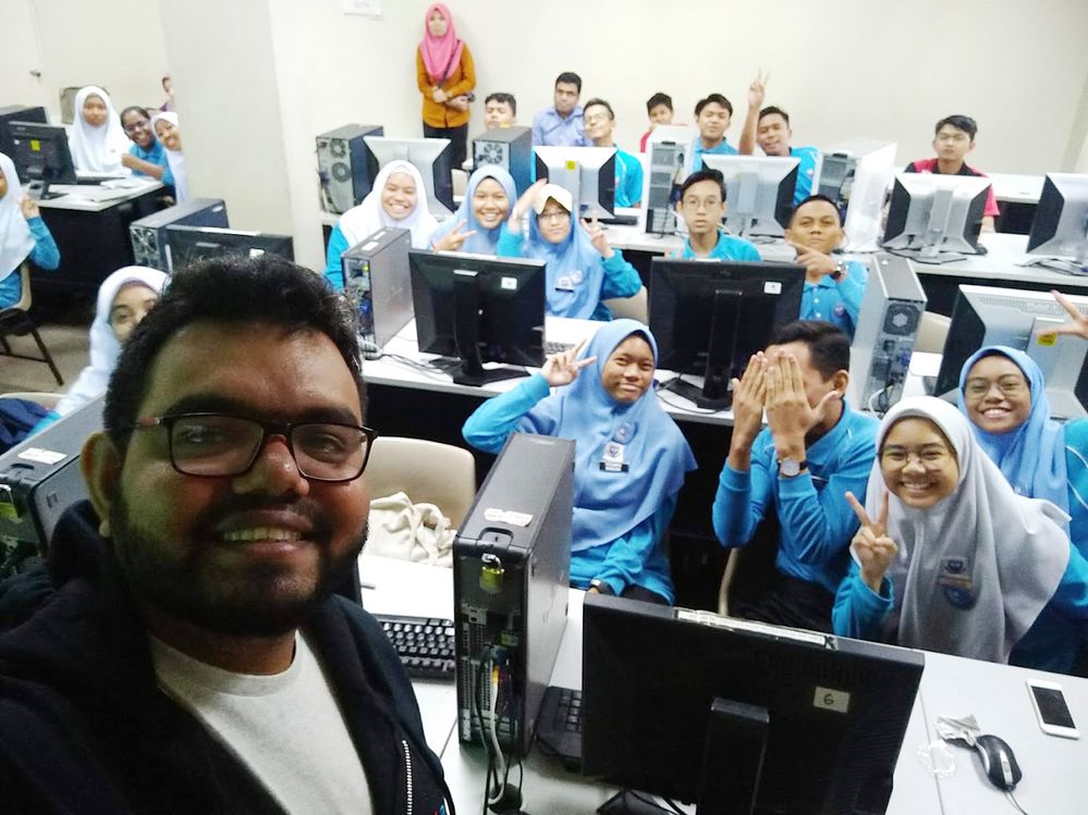 Selfie with awesome participants