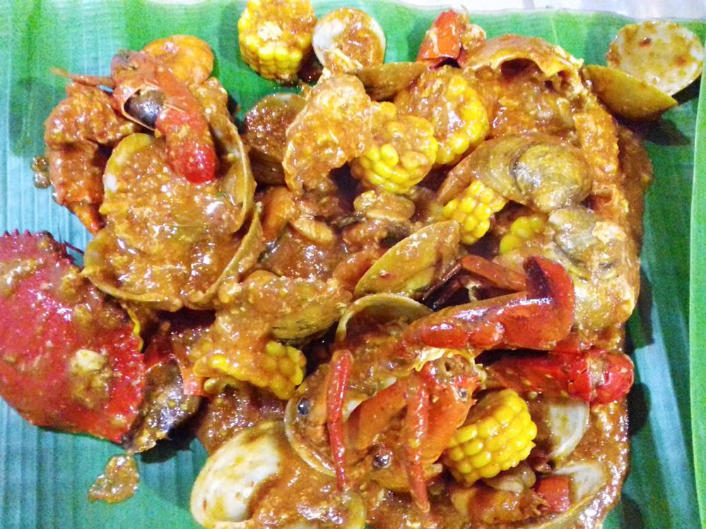 Seafood in Padang Sauce