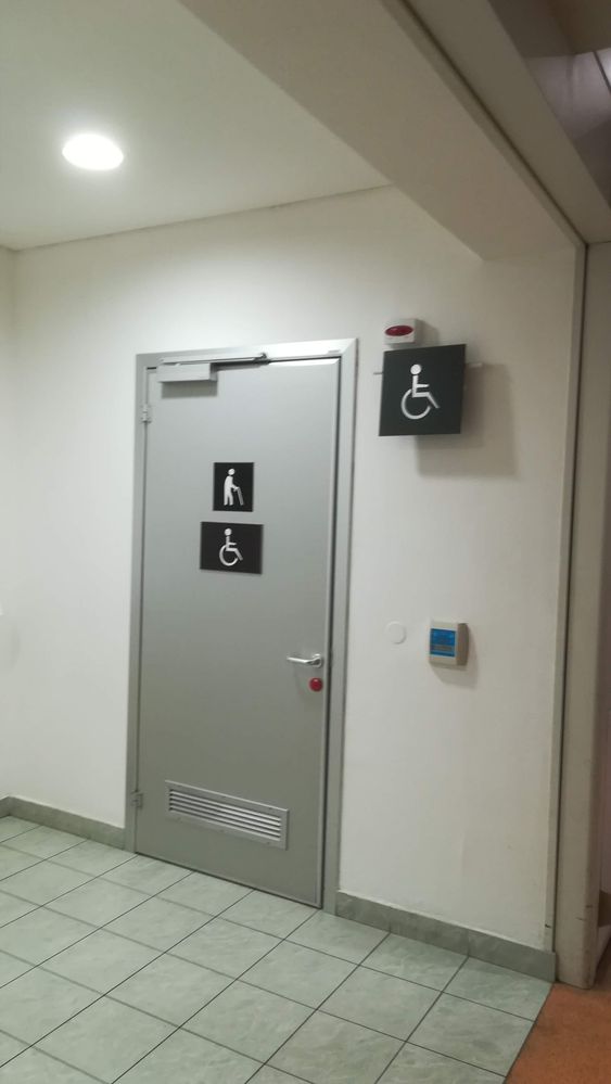 Caption: accessible bathroom at SFA - Local Guide @ermest