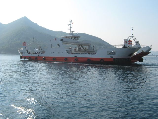 Caption: A photo of a ferry at Kotor Bay, Montenegro (Local Guide @KatyaL)