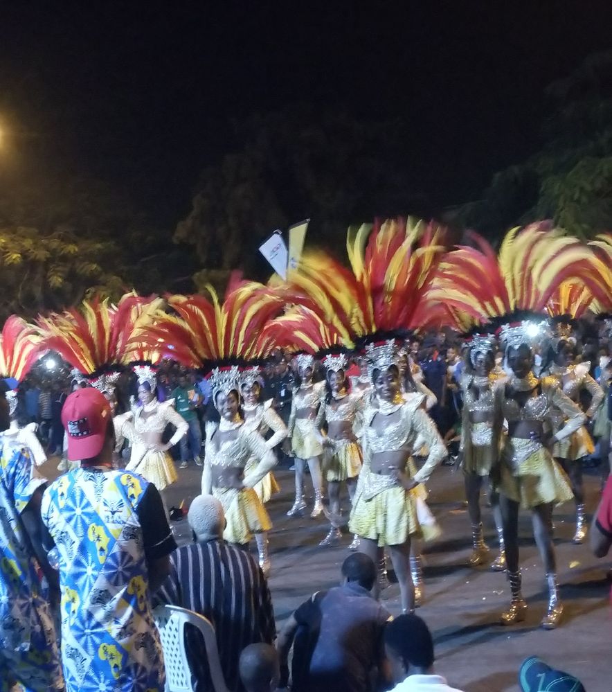 Carnival Calabar 2018 - Contingents from one of the competing bands at the Street Party