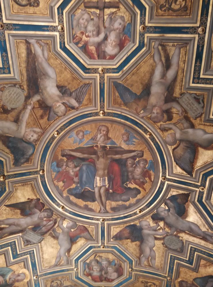 【The Room of Jupiter 】 Stradano作品 天花板上的耶穌和愛神邱比特(好可愛)