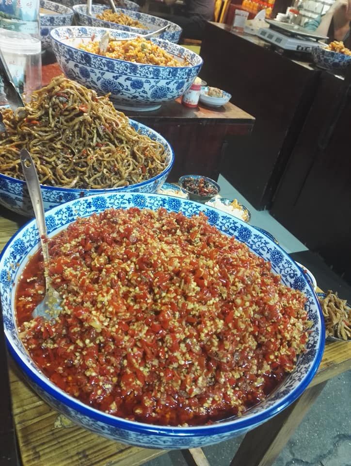 Caption: A photo of traditional Chinese spicies captured in one of the market streets of Guilin. (Local Guide @TsekoV)