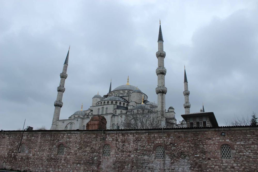 Caption: The view from the back of the Blue Mosque, Istanbul,Turkey (Local Guide @InaS)