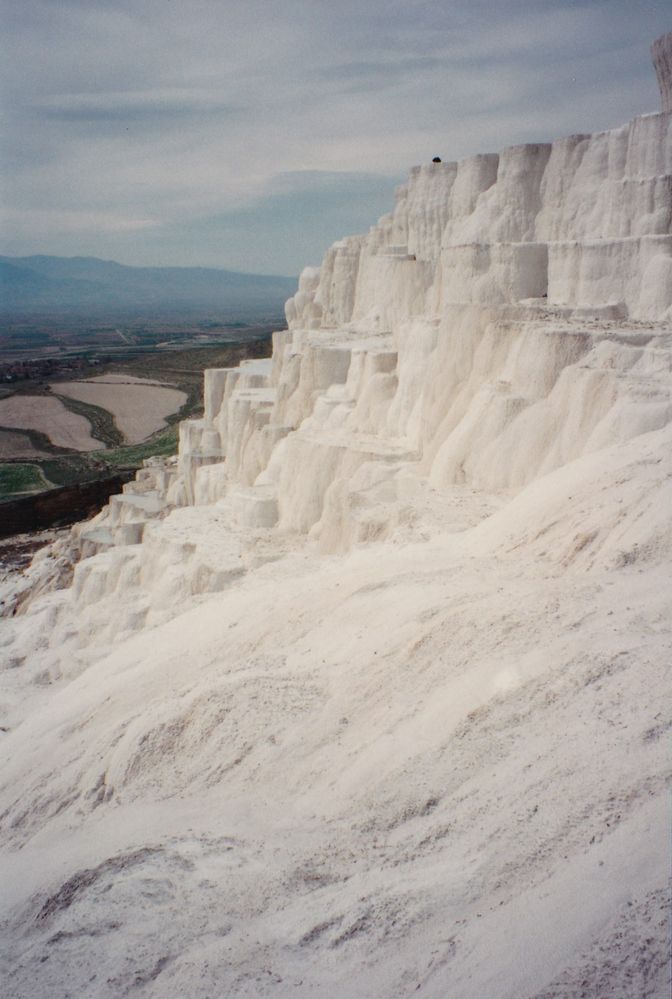 Caption: Pamukkale (TK) - View of the carbonate pools - Scan from printed photo - Photo credit Local Guide @ermest