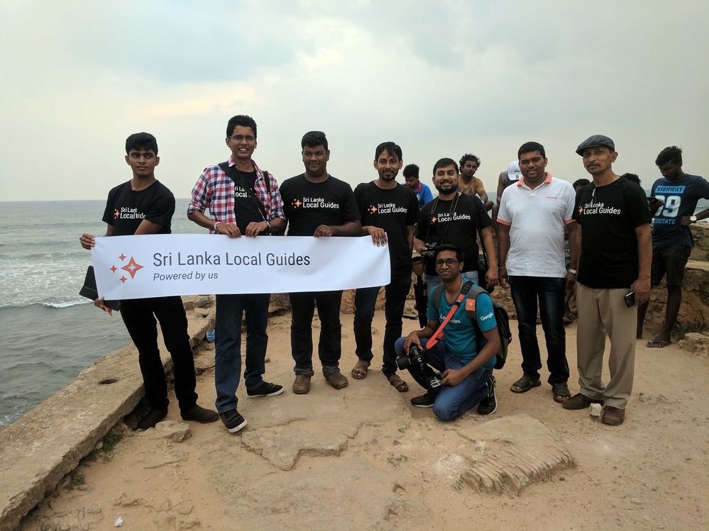 Galle Local Guides with Sri Lanka Local Guides T-Shirt