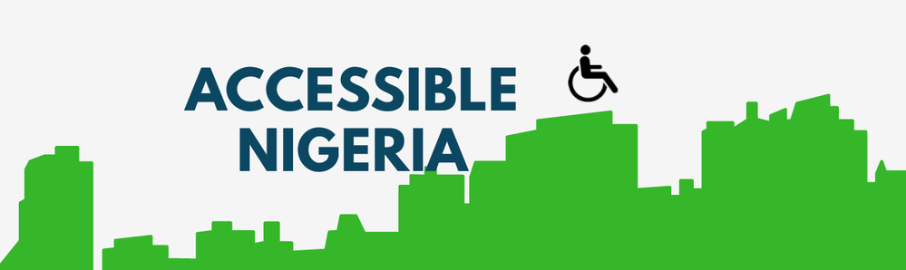 Caption: Nigeria Local Guides Accessible Nigeria Project logo designed in 2017
