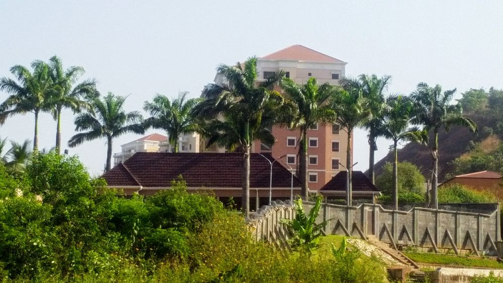 Caption: A beautiful backside view of a residential area in Asokoro District Abuja, Nigeria.