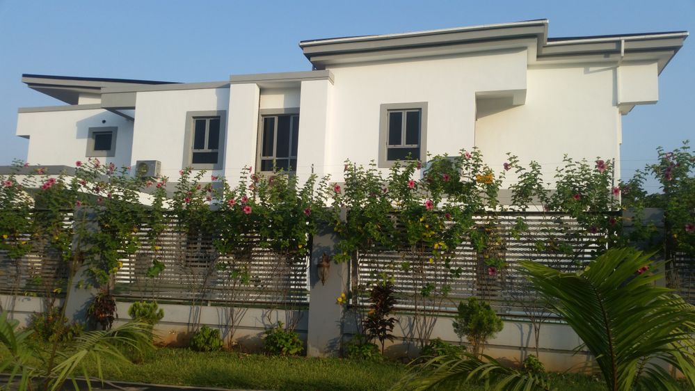 Caption: a lovely front view of a residential  Apartment in Asokoro Abuja, Nigeria