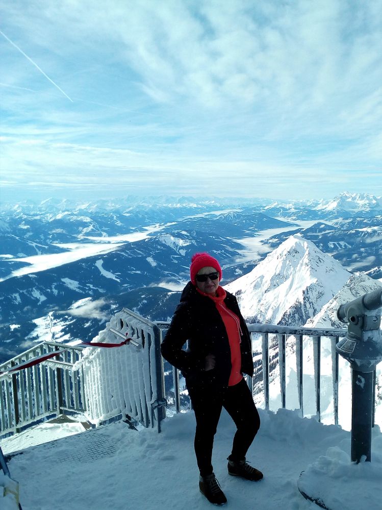 Mountain Dachstein view -level 3000m