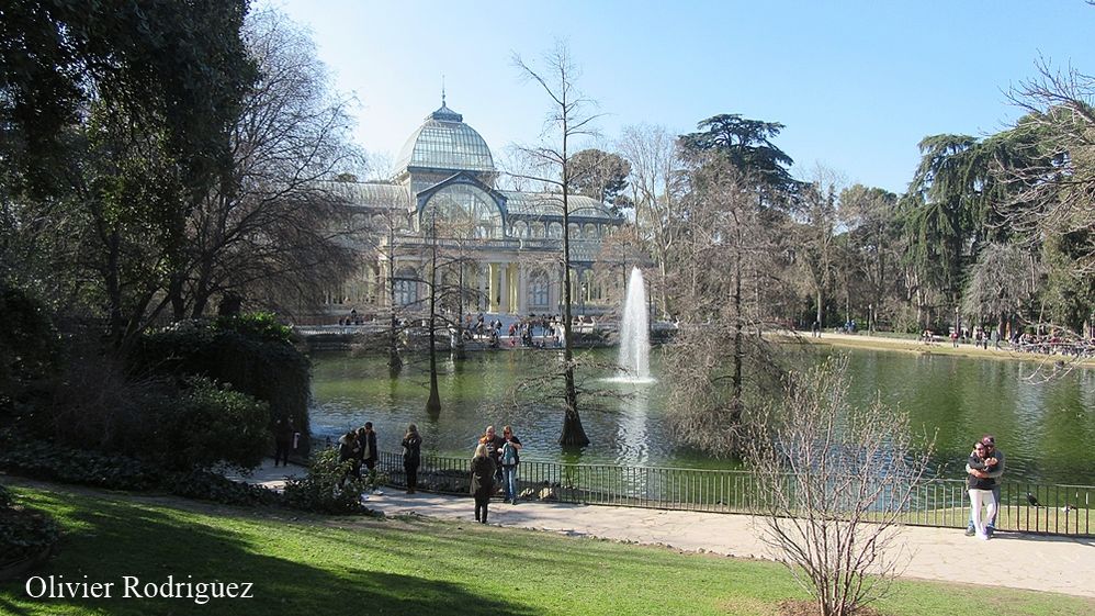 Palacio de Cristal en el parque del Retiro, Madrid. Por Olivier Rodriguez.