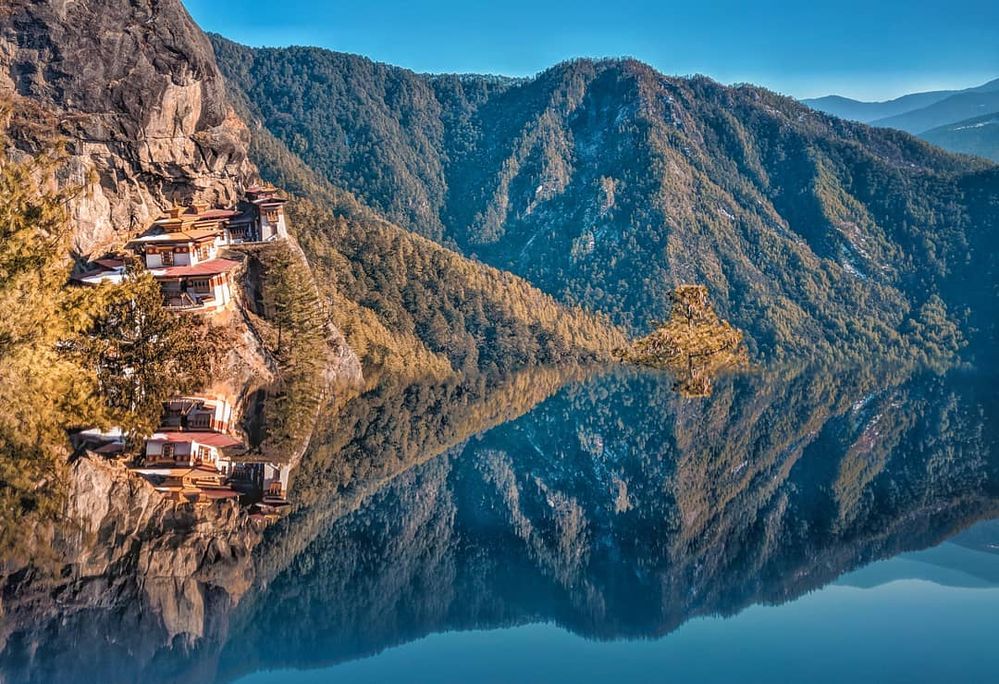 Reflection Shot of Tiger's Nest