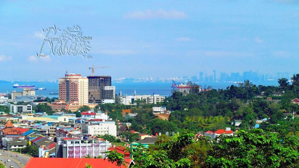 View of Batam City on the Border