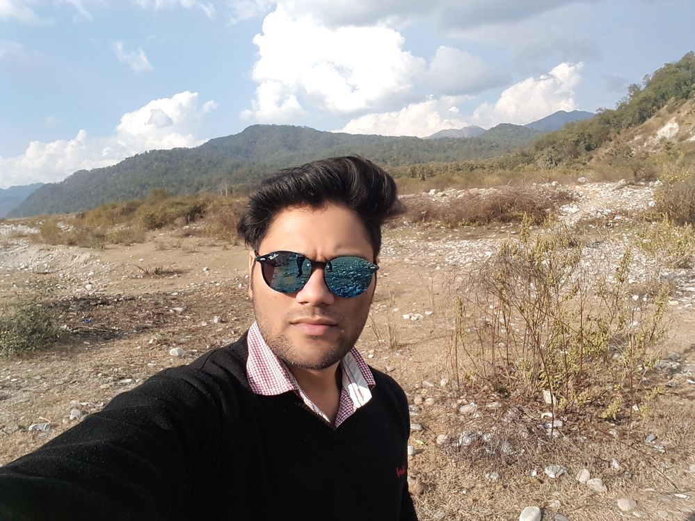 Caption:  A selfie which i have captured last week in Uttarakhand, India.