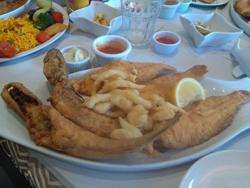 Caption: fried fish and calmars at a Moroccan restaurant (Local Guide BorrisS)