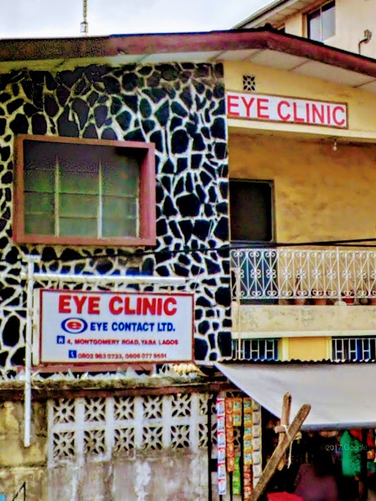 Eye contact limited. An eye clinic