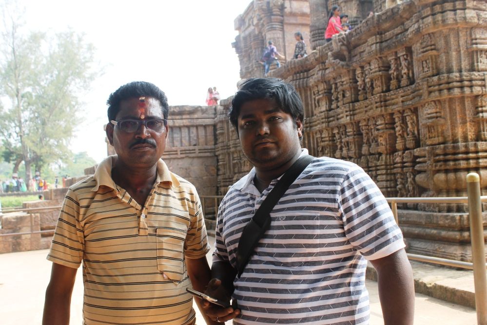 Me (Right) with the Guide