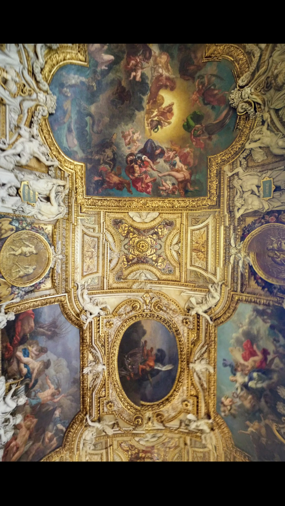 the ceiling