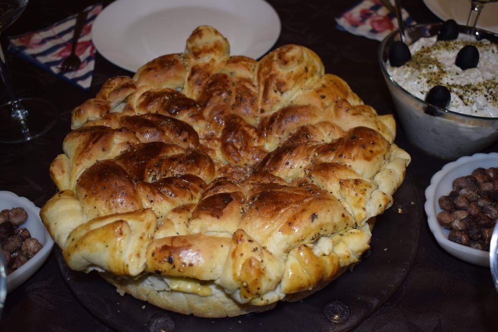 Caption: A photo of traditional Bulgarian bread on a table (Local Guide @KatyaL)