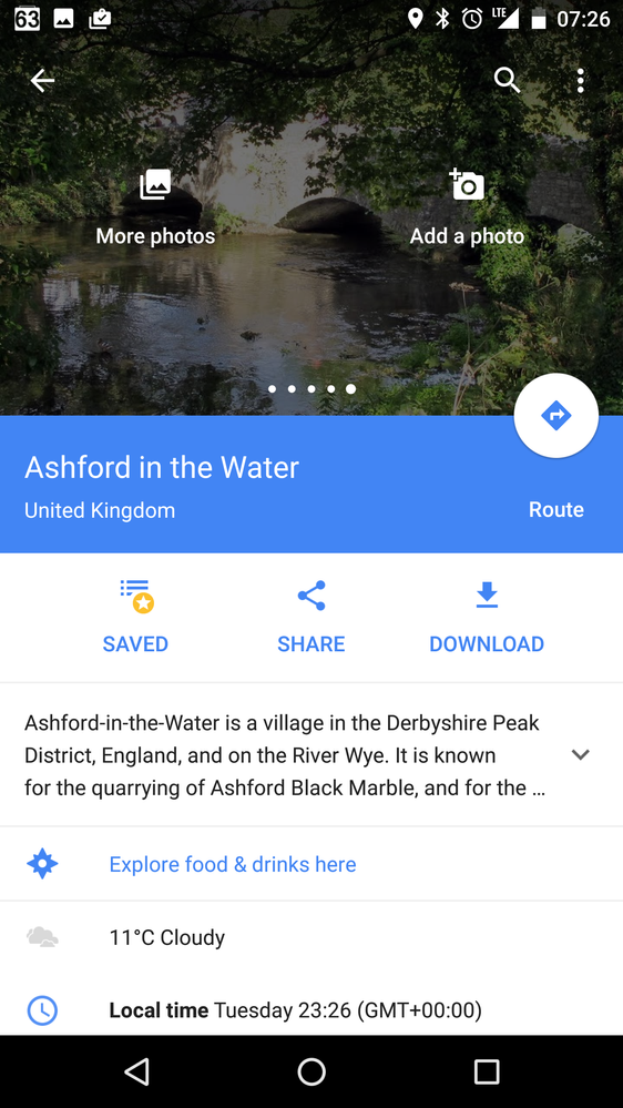 Add Photo available in Android Maps