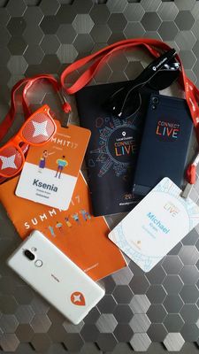 Ksenia - Local Guides Summit 2017 attendee, Michael - Connect Live 2018 attendee
