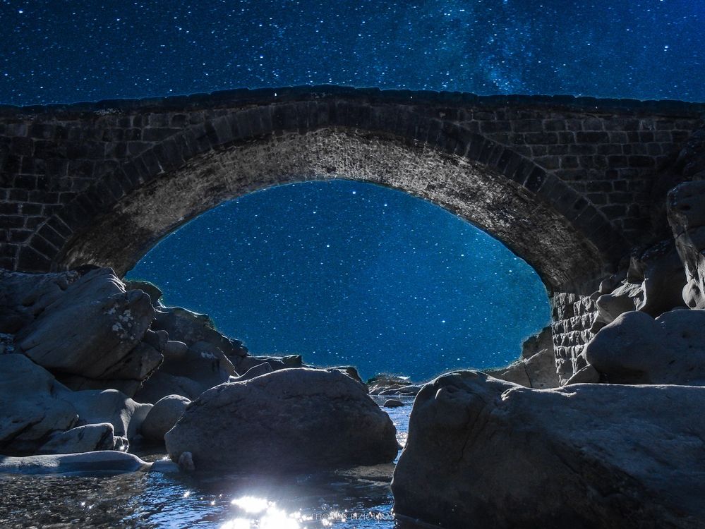 Gavou old stone bridge, Grevena, Greece | © Photo Composition Thomas Biziouras