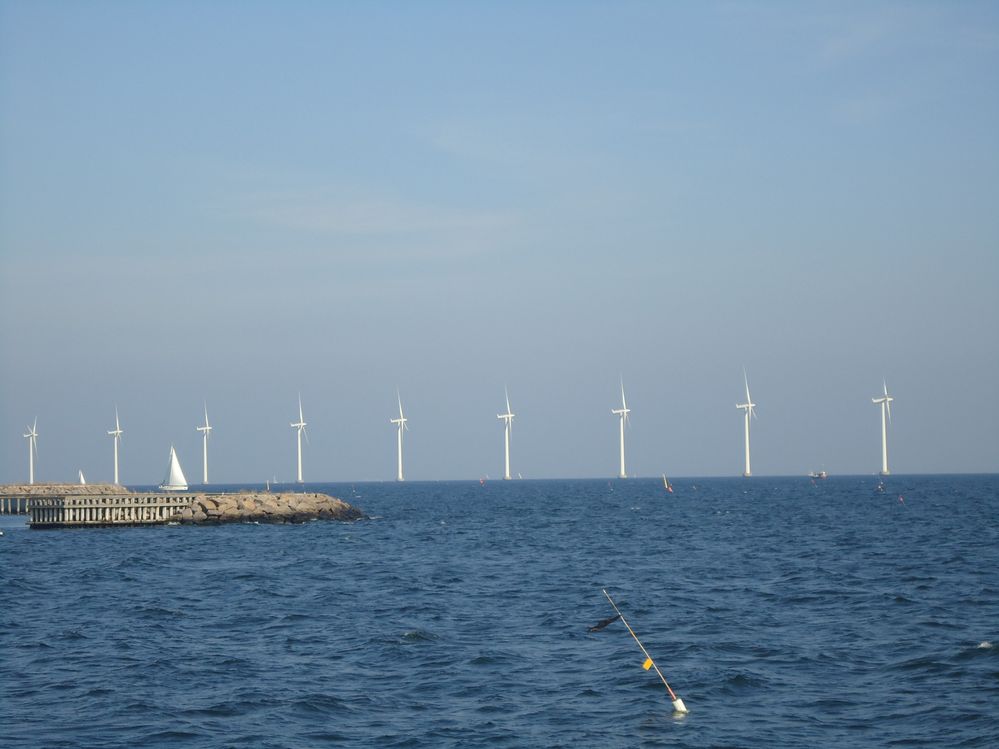 A Wind Mill in Copenhagen, Denmark