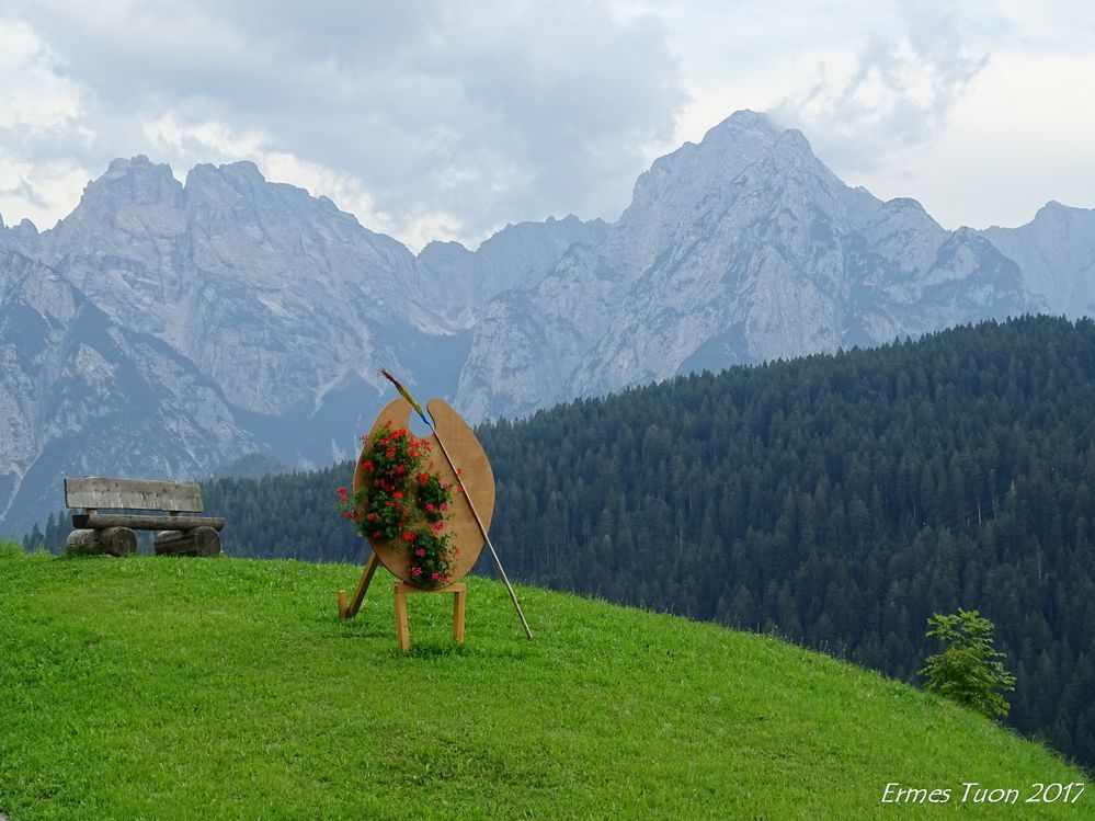 Peindre un monde vert - Dolomites - 2017