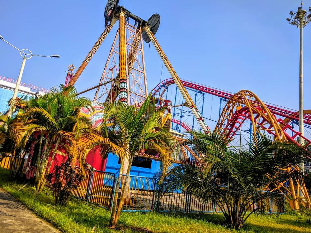 A part of a big amusement park