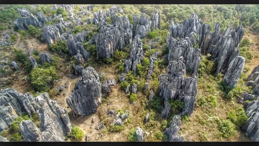 Stone forest in Kunming photo by Vincent Tam
