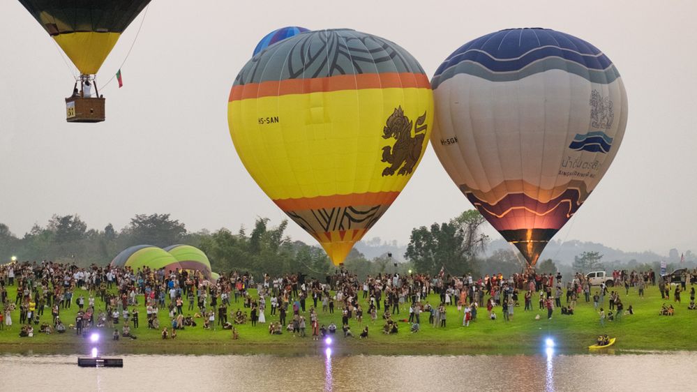 Singha Park International Balloon Festival 2017, Chiang Rai.