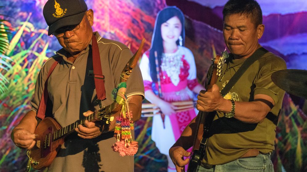 Traditional/cultural music. Mengrai Festival, Chiang Rai