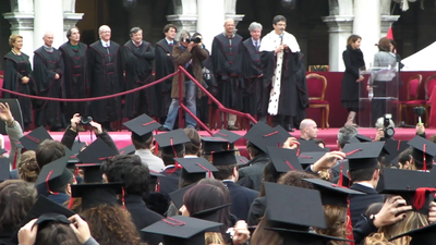 Piazza San Marco -  Graduation day - Il rettore