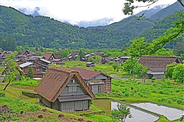 Gassho style houses